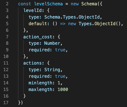 Influence levels database schema